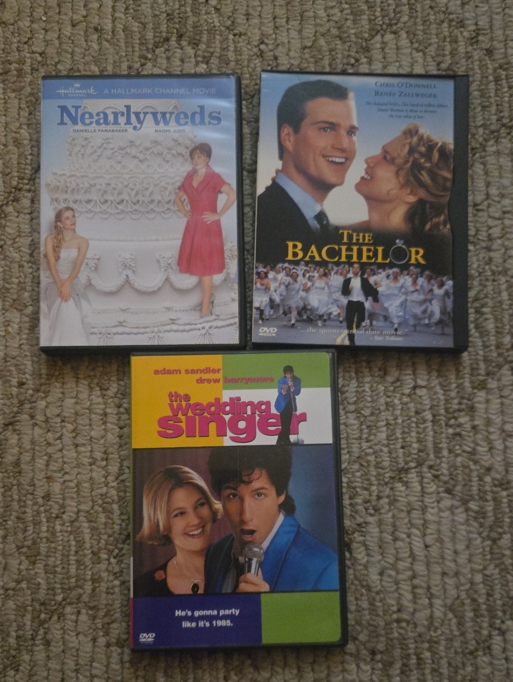 Lot Of 3 Wedding Movies On DVD